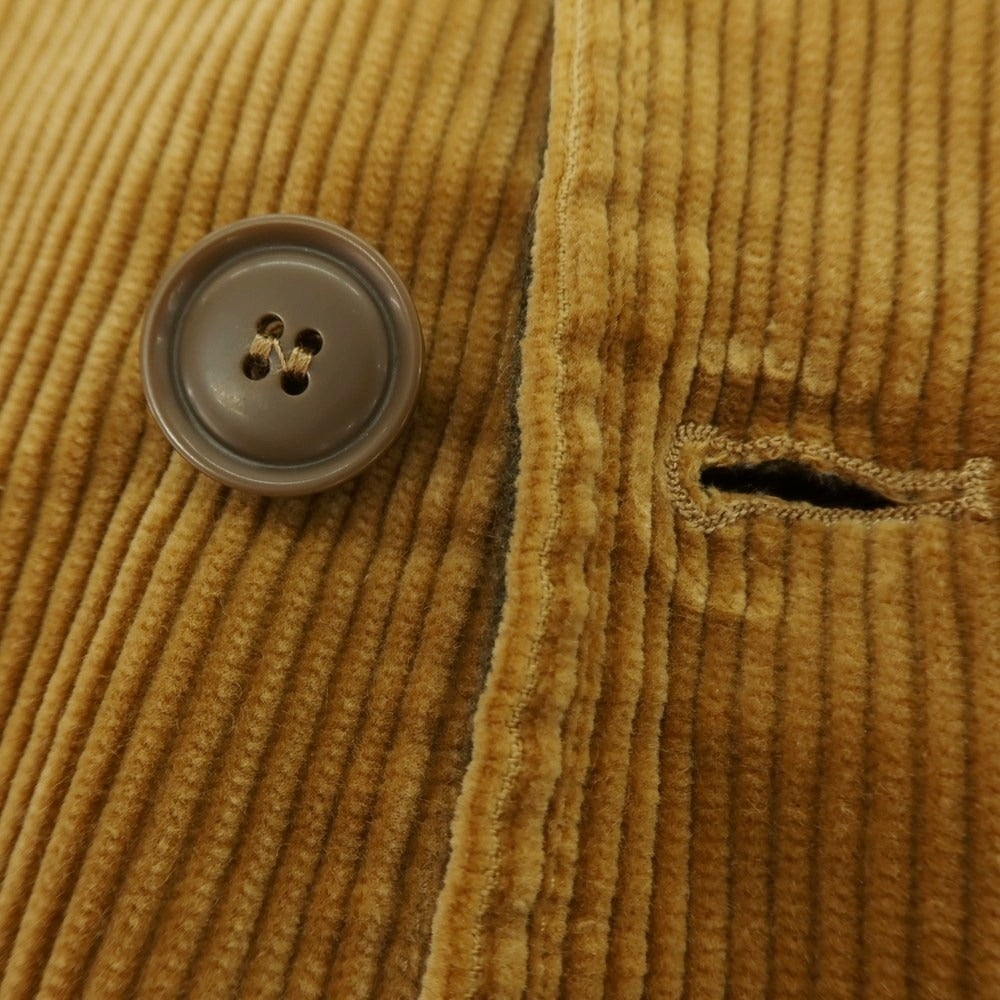 【新品】アスペジ ASPESI コーデュロイ ワークジャケット キャメル【 S 】【 状態ランクN 】【 メンズ 】