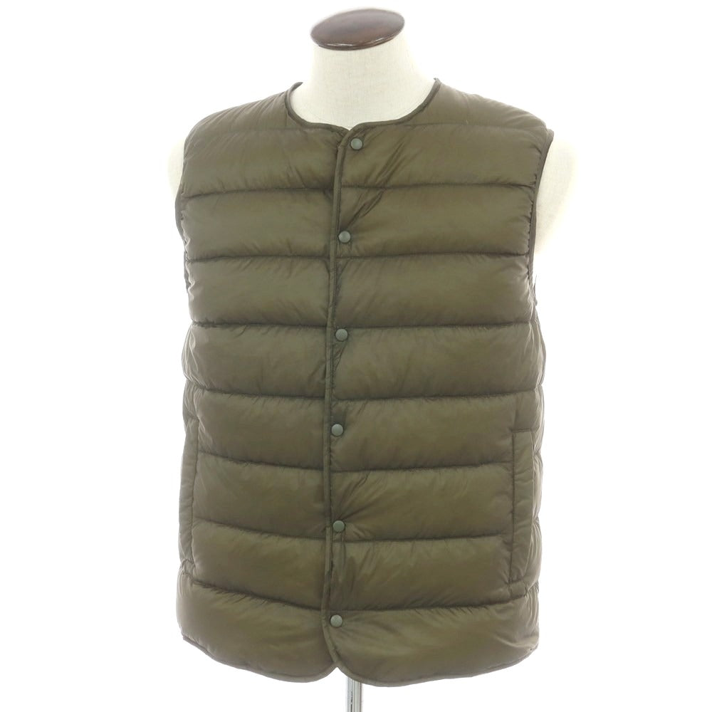 【新品】アスペジ ASPESI ナイロン ダウンベスト オリーブ【 L 】【 状態ランクN 】【 メンズ 】