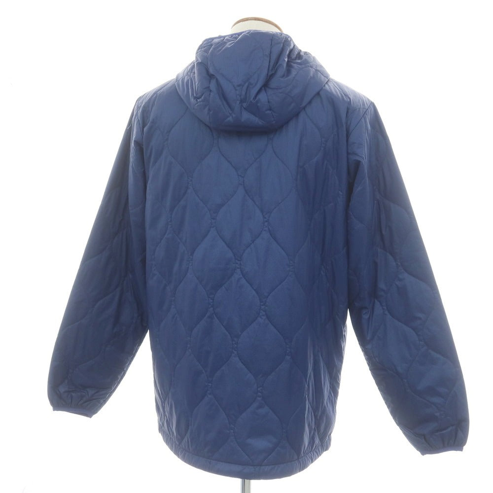 【新品】アスペジ ASPESI ナイロン 中綿 フーデッドブルゾン ブルー【 M 】【 状態ランクN 】【 メンズ 】