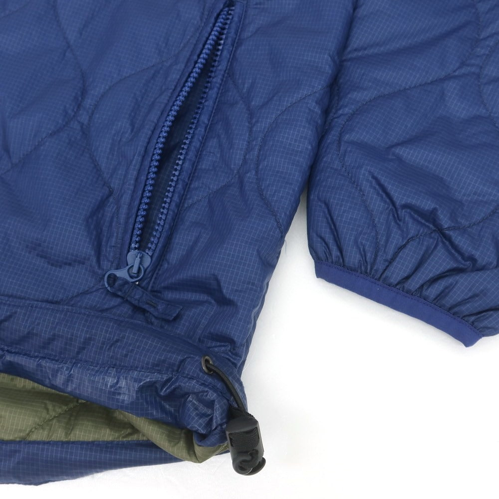 【新品】アスペジ ASPESI ナイロン 中綿 フーデッドブルゾン ブルー【 M 】【 状態ランクN 】【 メンズ 】