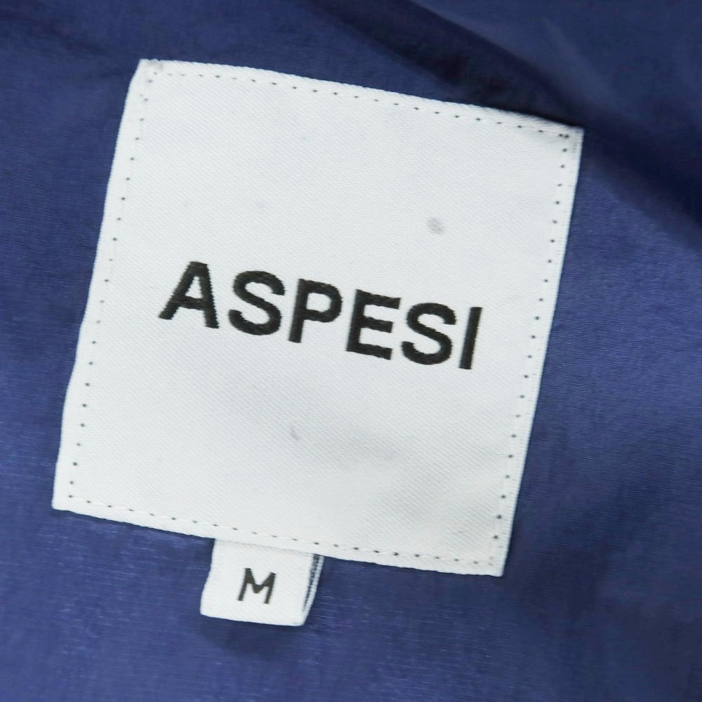 【新品アウトレット】アスペジ ASPESI キルティングライナー シェルジャケット ブルー【 M 】【 状態ランクN- 】【 メンズ 】