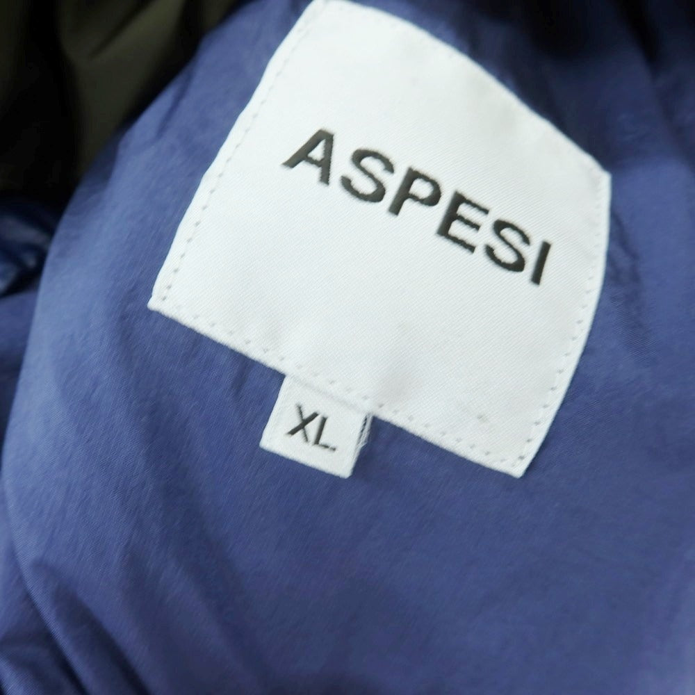 【新品アウトレット】アスペジ ASPESI キルティングライナー シェルジャケット ブルー【 XL 】【 状態ランクN- 】【 メンズ 】