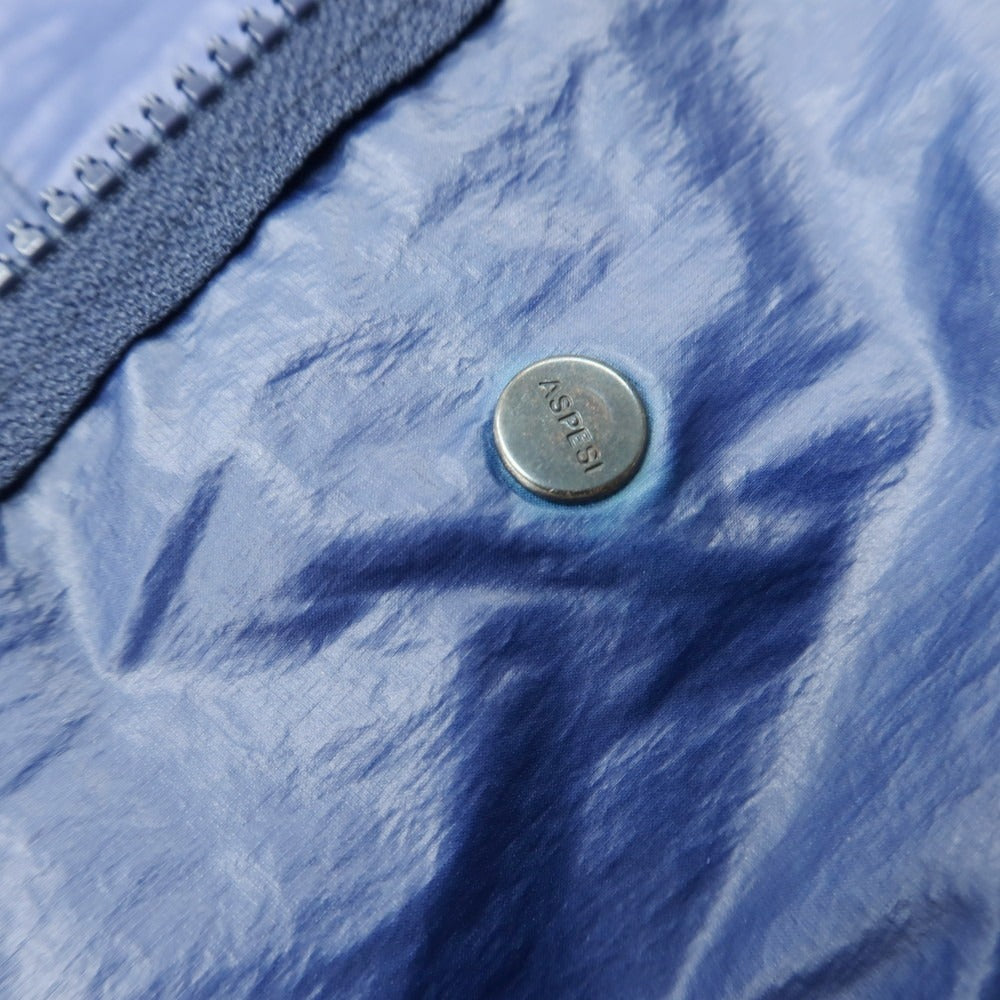 【新品アウトレット】アスペジ ASPESI キルティングライナー シェルジャケット ブルー【 XL 】【 状態ランクN- 】【 メンズ 】