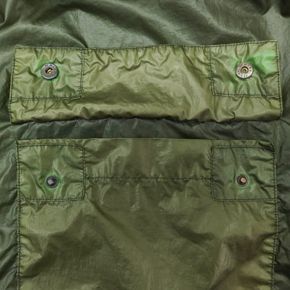 【中古】アスペジ ASPESI キルティングライナー シェルジャケット オリーブ【 S 】【 状態ランクC 】【 メンズ 】