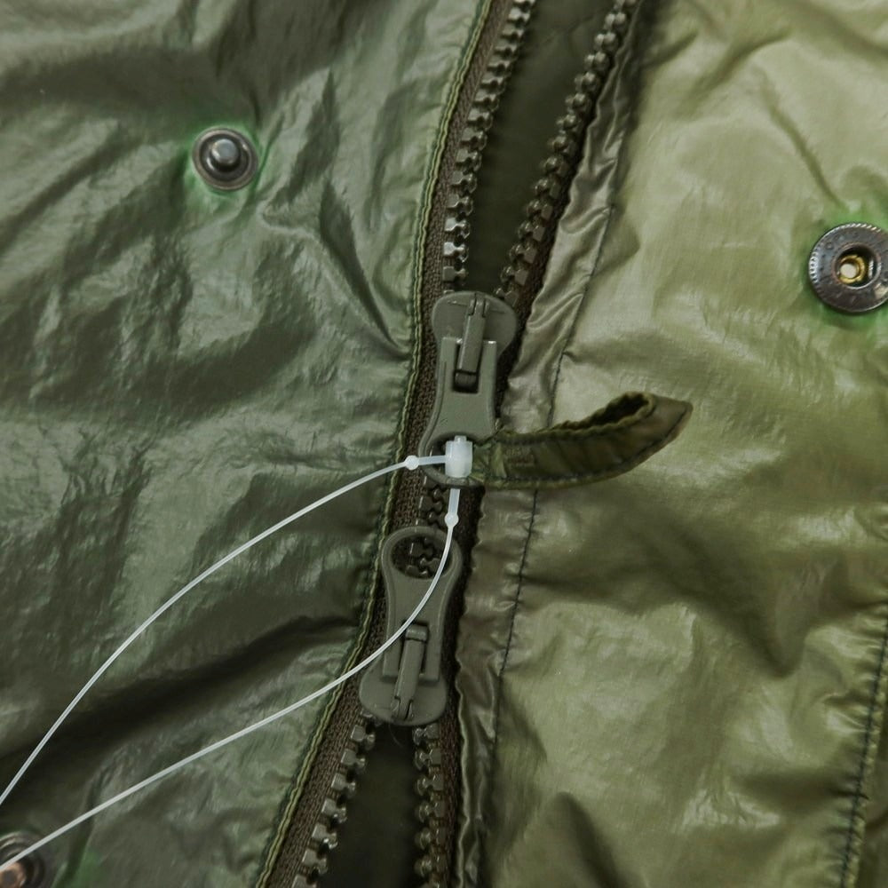 【中古】アスペジ ASPESI キルティングライナー シェルジャケット オリーブ【 S 】【 状態ランクC 】【 メンズ 】