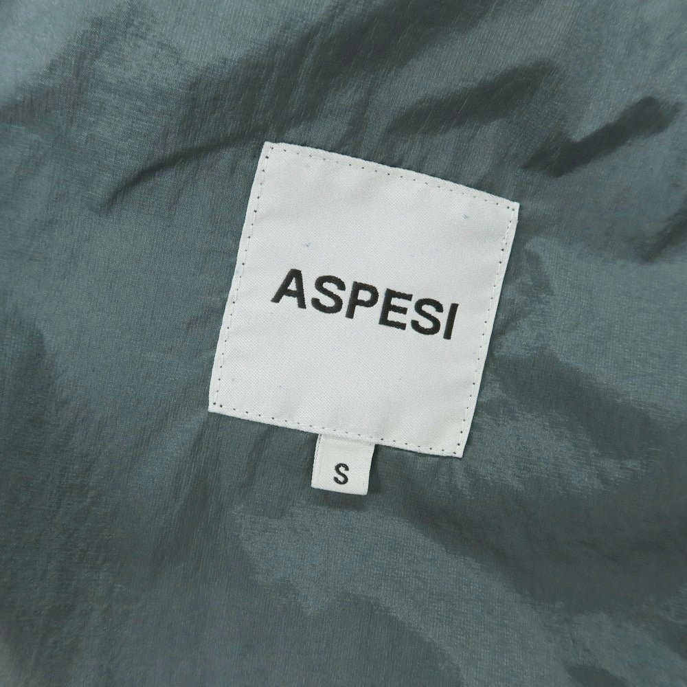 【中古】アスペジ ASPESI キルティングライナー シェルジャケット オリーブ【 S 】【 状態ランクC 】【 メンズ 】