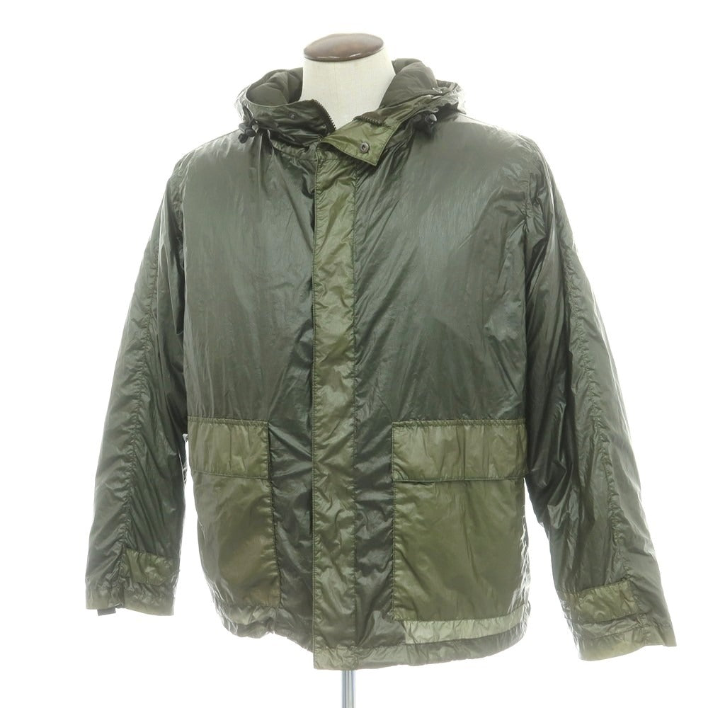 【中古】アスペジ ASPESI キルティングライナー シェルジャケット オリーブ【 L 】【 状態ランクC 】【 メンズ 】