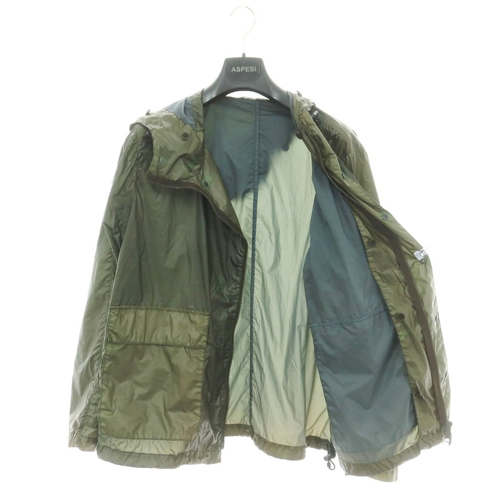 【中古】アスペジ ASPESI キルティングライナー シェルジャケット オリーブ【 L 】【 状態ランクC 】【 メンズ 】