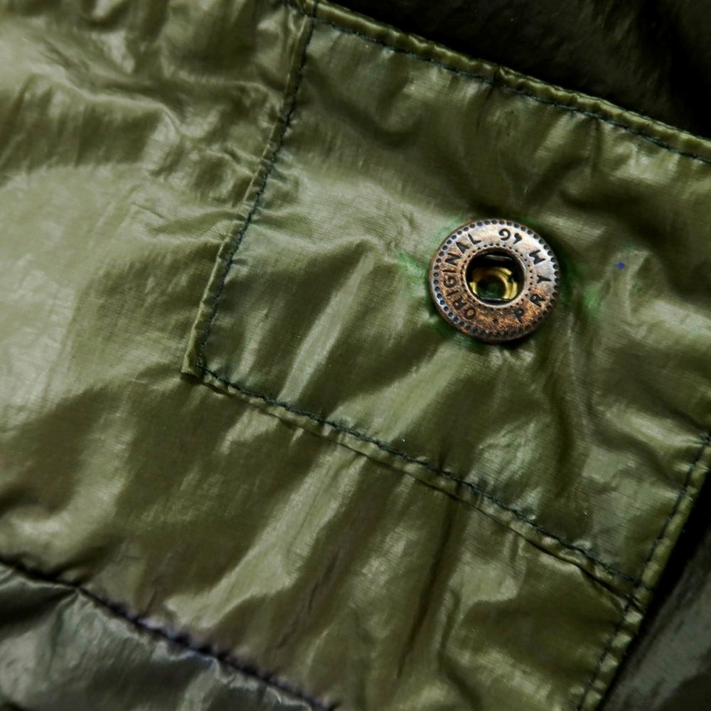 【中古】アスペジ ASPESI キルティングライナー シェルジャケット オリーブ【 L 】【 状態ランクC 】【 メンズ 】