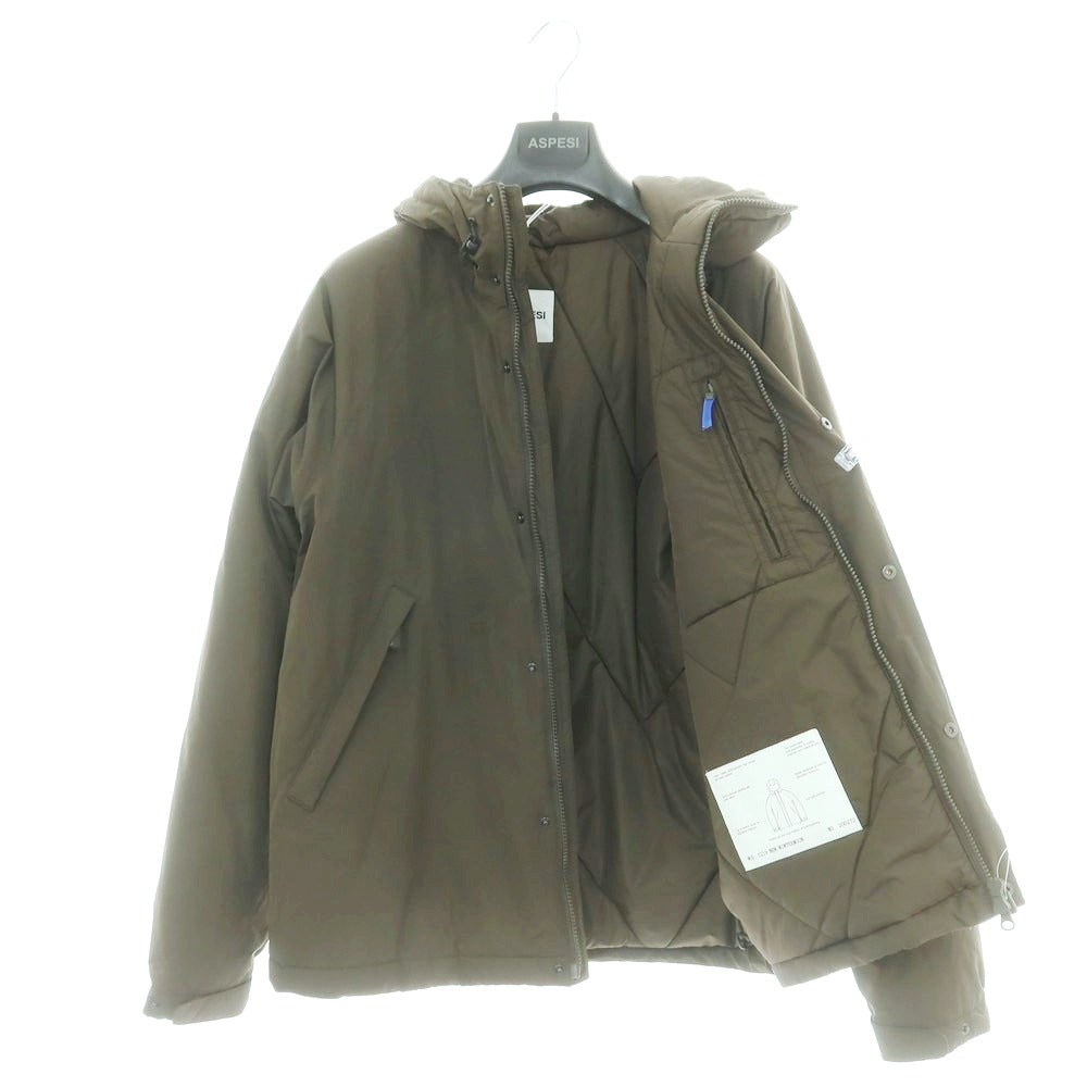 【新品】アスペジ ASPESI ポリエステル 中綿ブルゾン オリーブ【 L 】【 状態ランクN 】【 メンズ 】