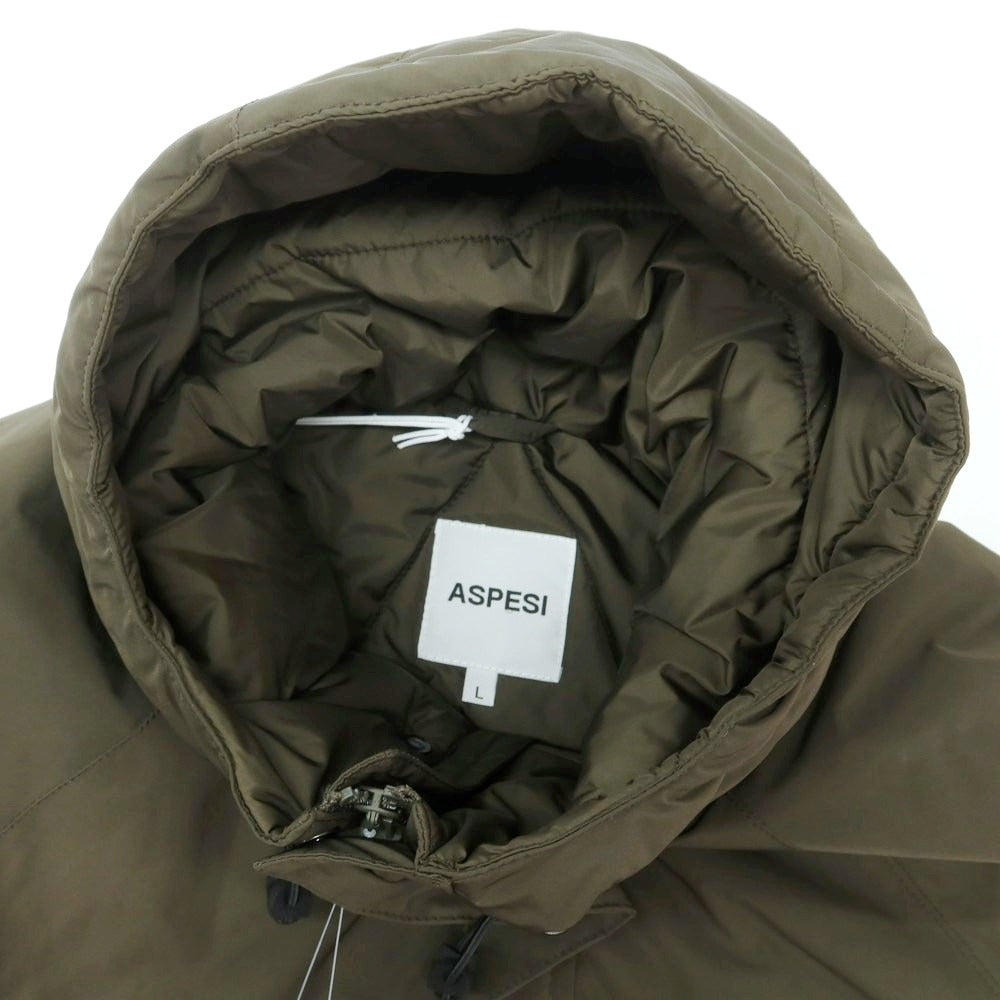 【新品】アスペジ ASPESI ポリエステル 中綿ブルゾン オリーブ【 L 】【 状態ランクN 】【 メンズ 】