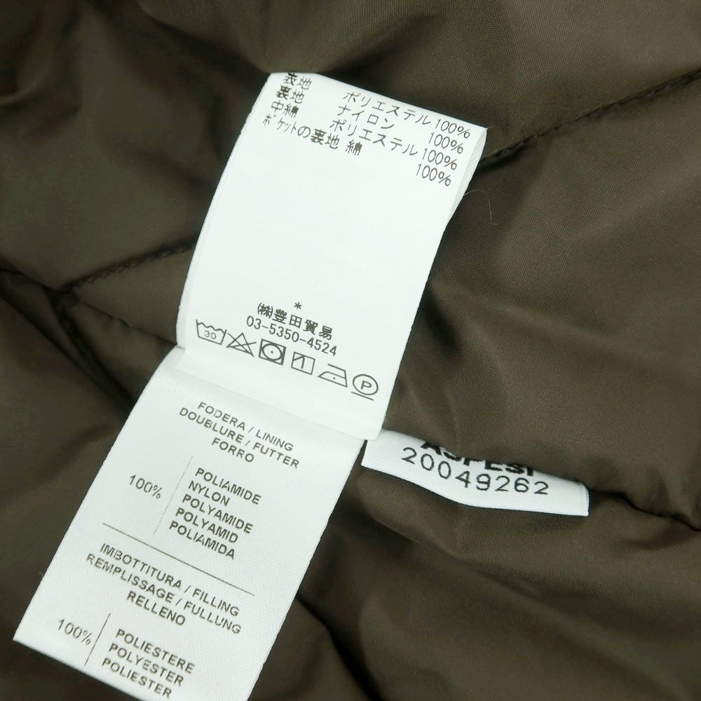 【新品】アスペジ ASPESI ポリエステル 中綿ブルゾン オリーブ【 L 】【 状態ランクN 】【 メンズ 】