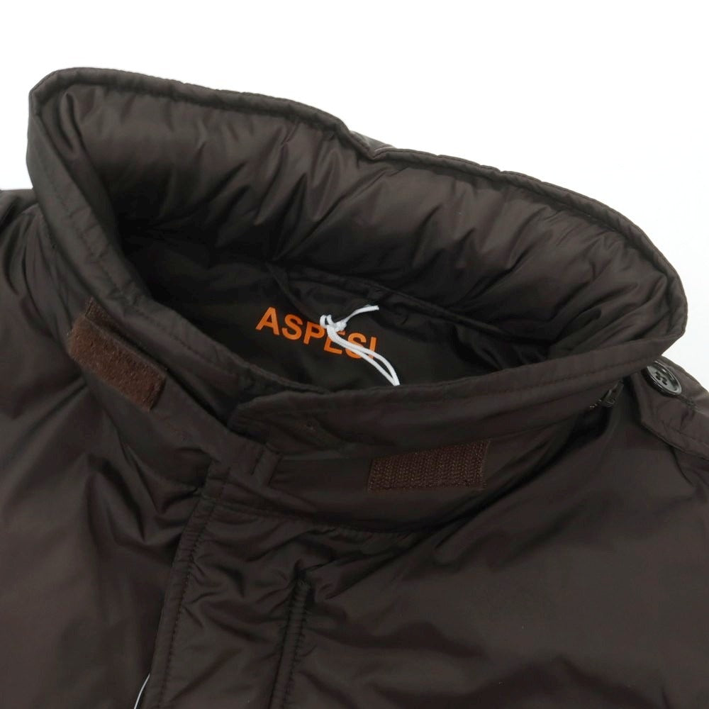 【新品】アスペジ ASPESI ポリエステル 中綿 M-65 ミリタリージャケット ダークブラウン【 XXL 】【 状態ランクN 】【 メンズ 】