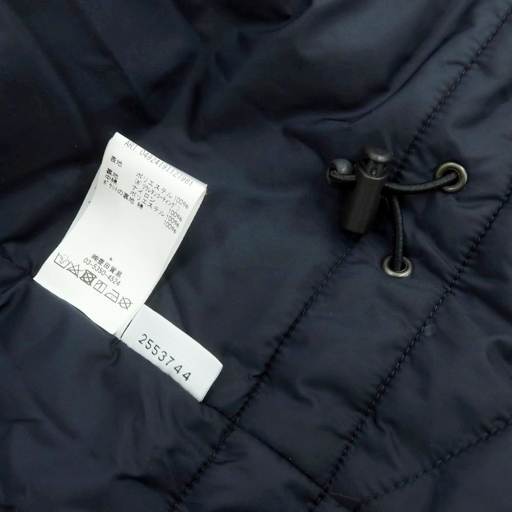 【新品】アスペジ ASPESI ポリエステル 中綿 ミリタリーコート ダークネイビー【 XXL 】【 状態ランクN 】【 メンズ 】