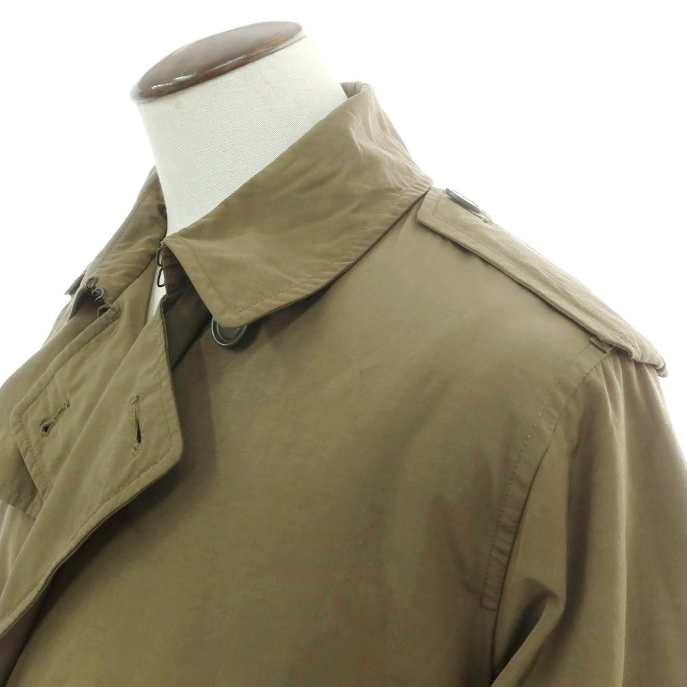 【新品】アスペジ ASPESI ナイロン 中綿 トレンチコート オリーブ【 L 】【 状態ランクN 】【 メンズ 】