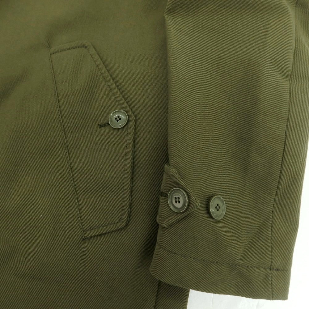 【新品】アスペジ ASPESI コットンポリエステル 中綿 ステンカラーコート オリーブ【 L 】【 状態ランクN 】【 メンズ 】