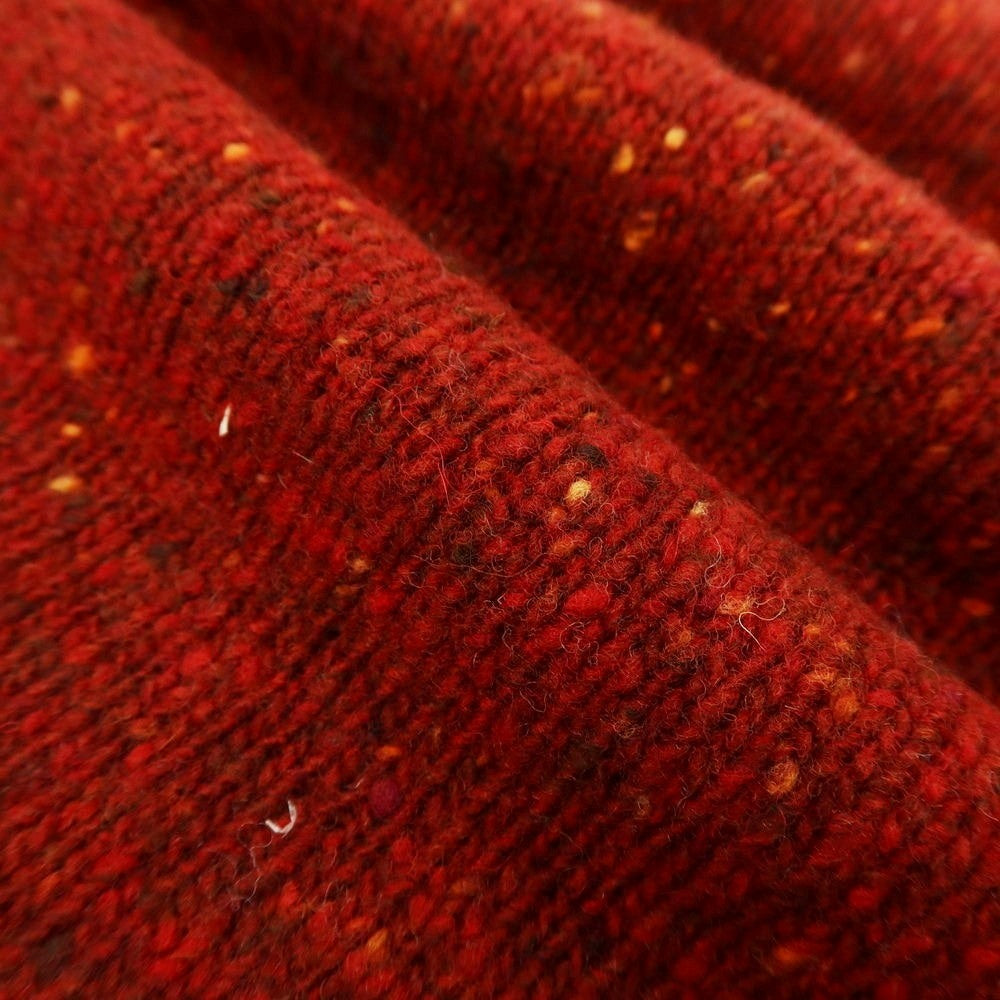 【新品】アスペジ ASPESI ウール クルーネック プルオーバーニット ダークレッド【 46 】【 状態ランクN 】【 メンズ 】