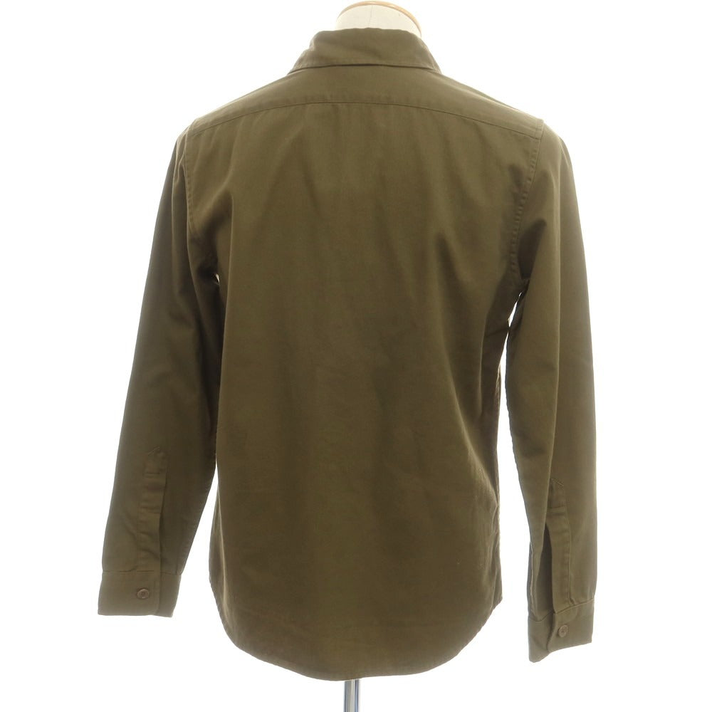 【新品】アスペジ ASPESI コットン レギュラーカラー カジュアルシャツ オリーブ【 XS 】【 状態ランクN 】【 メンズ 】