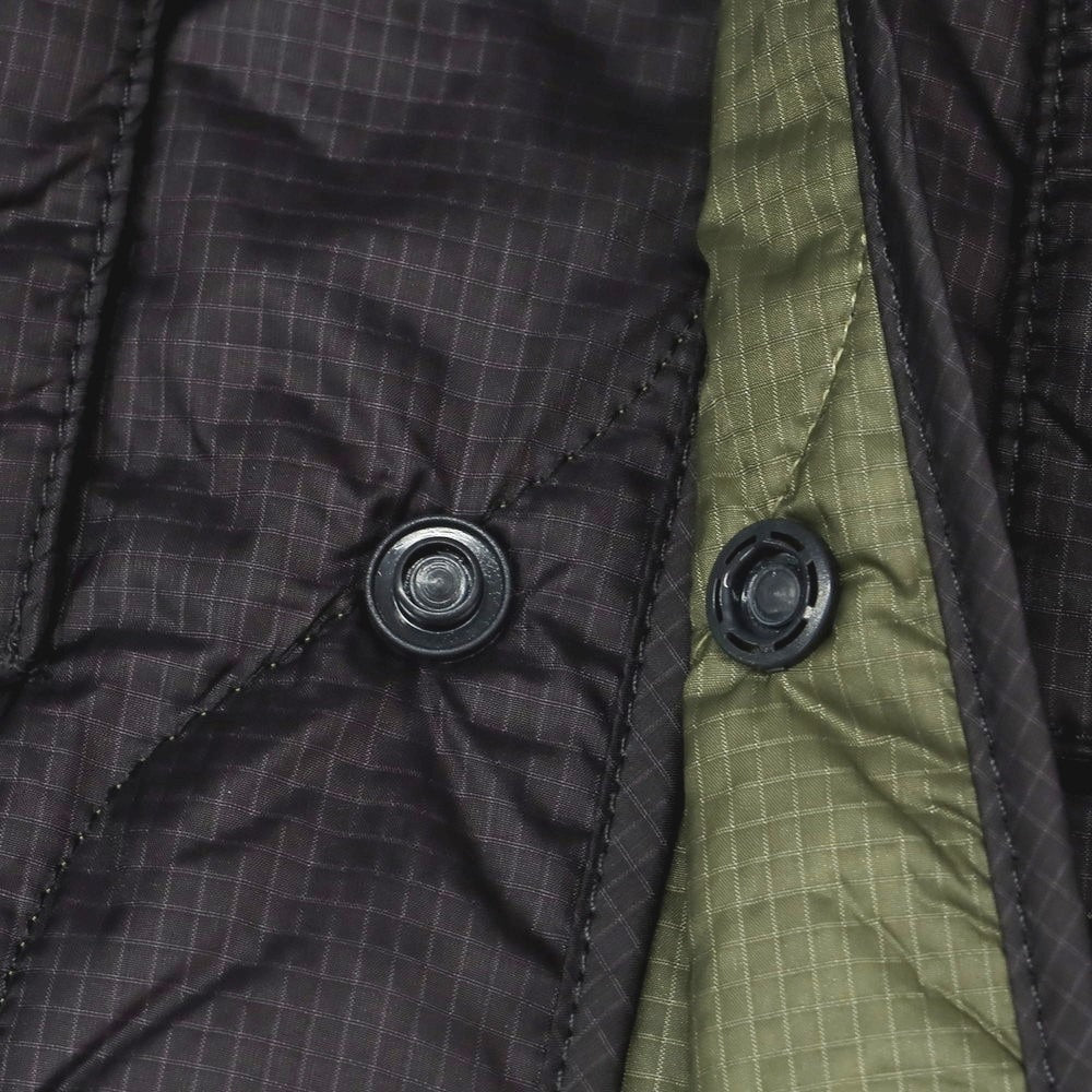 【新品アウトレット】アスペジ ASPESI リップストップナイロン 中綿 キルティング シャツブルゾン ブラック【 XS 】【 状態ランクN- 】【 メンズ 】