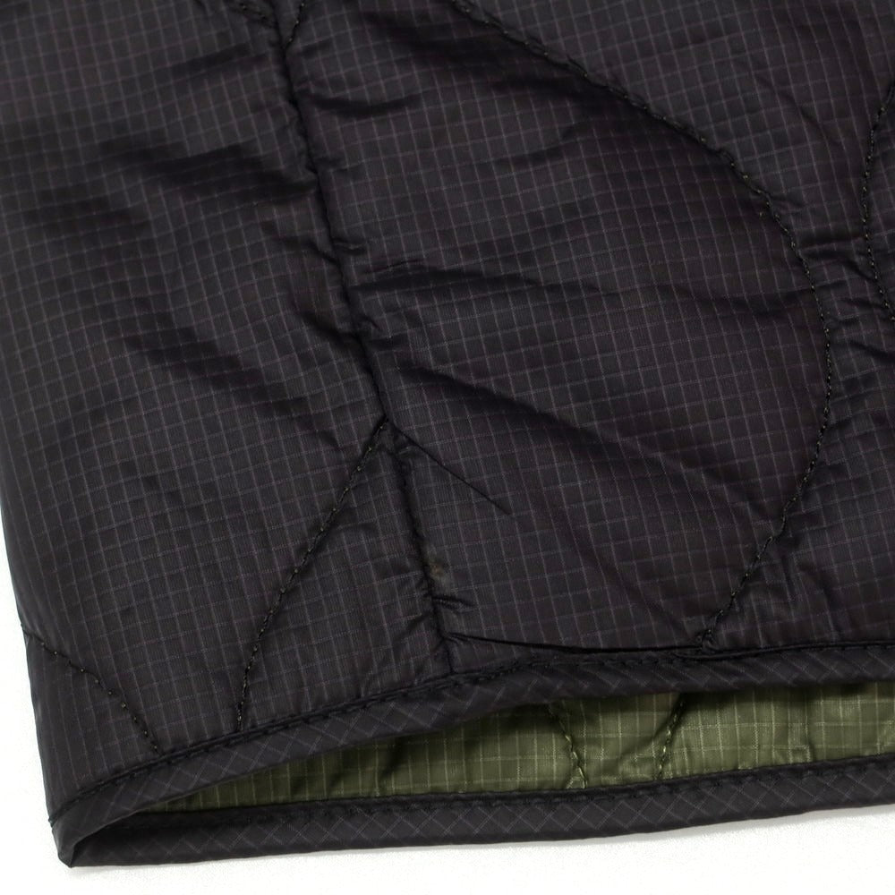 【新品アウトレット】アスペジ ASPESI リップストップナイロン 中綿 キルティング シャツブルゾン ブラック【 XS 】【 状態ランクN- 】【 メンズ 】