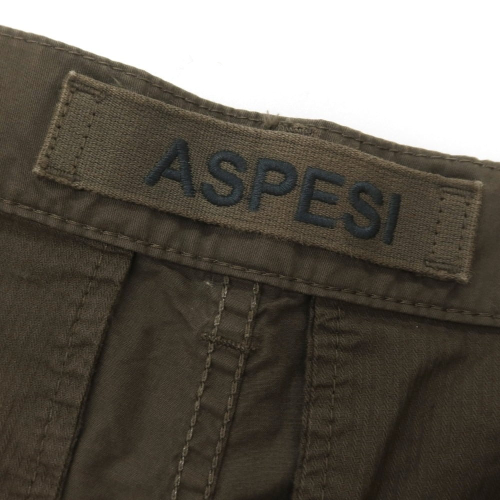 【新品】アスペジ ASPESI コットン カーゴパンツ ダークアッシュブラウン【 50 】【 状態ランクN 】【 メンズ 】