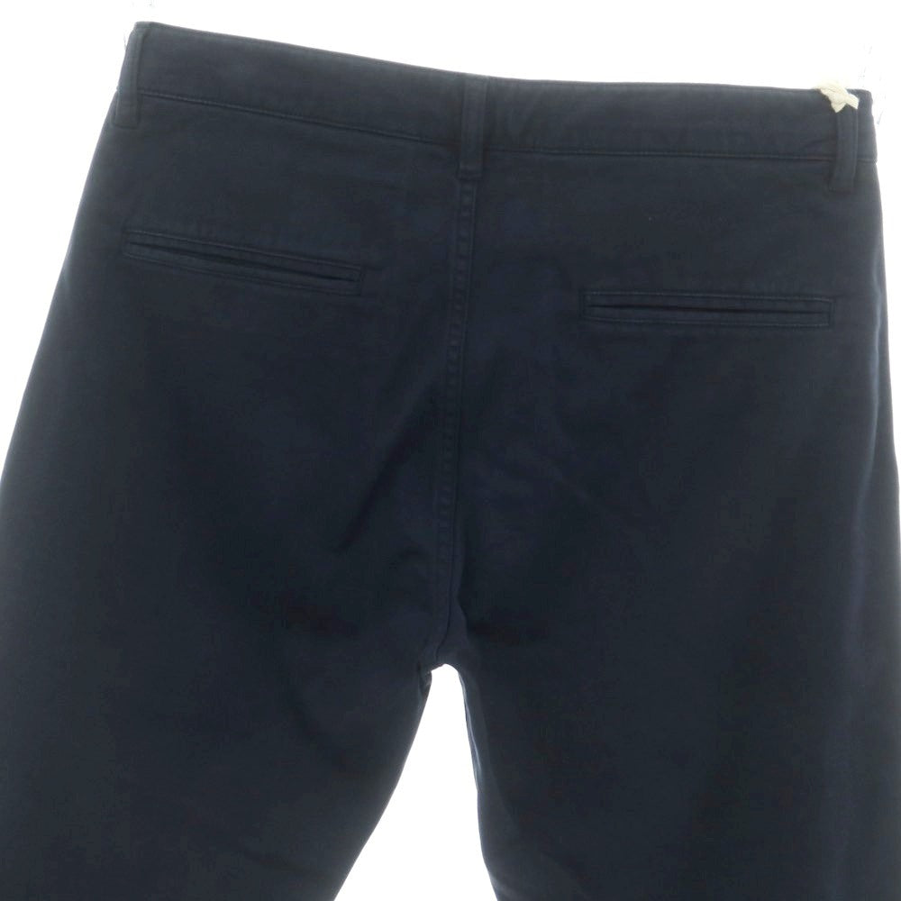 【新品】アスペジ ASPESI ストレッチ コットン イージースラックスパンツ ネイビー【 44 】【 状態ランクN 】【 メンズ 】