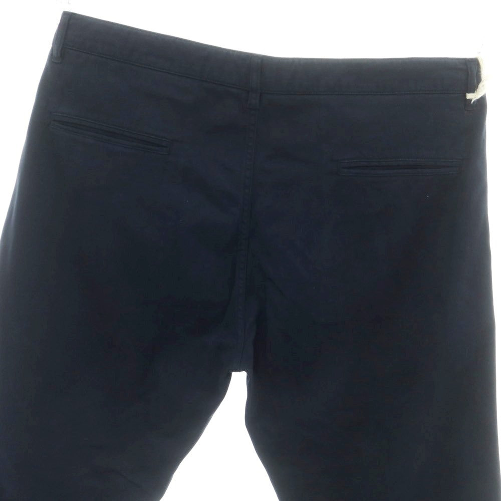 【新品】アスペジ ASPESI ストレッチ コットン イージースラックスパンツ ネイビー【 52 】【 状態ランクN 】【 メンズ 】