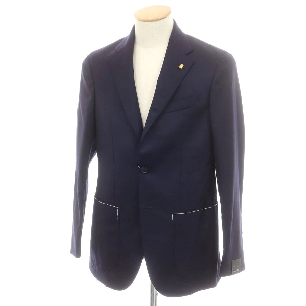 【新品】サルトリア ラトーレ SARTORIA LATORRE ウール テーラードジャケット ネイビー【 44 】【 状態ランクN 】【 メンズ 】