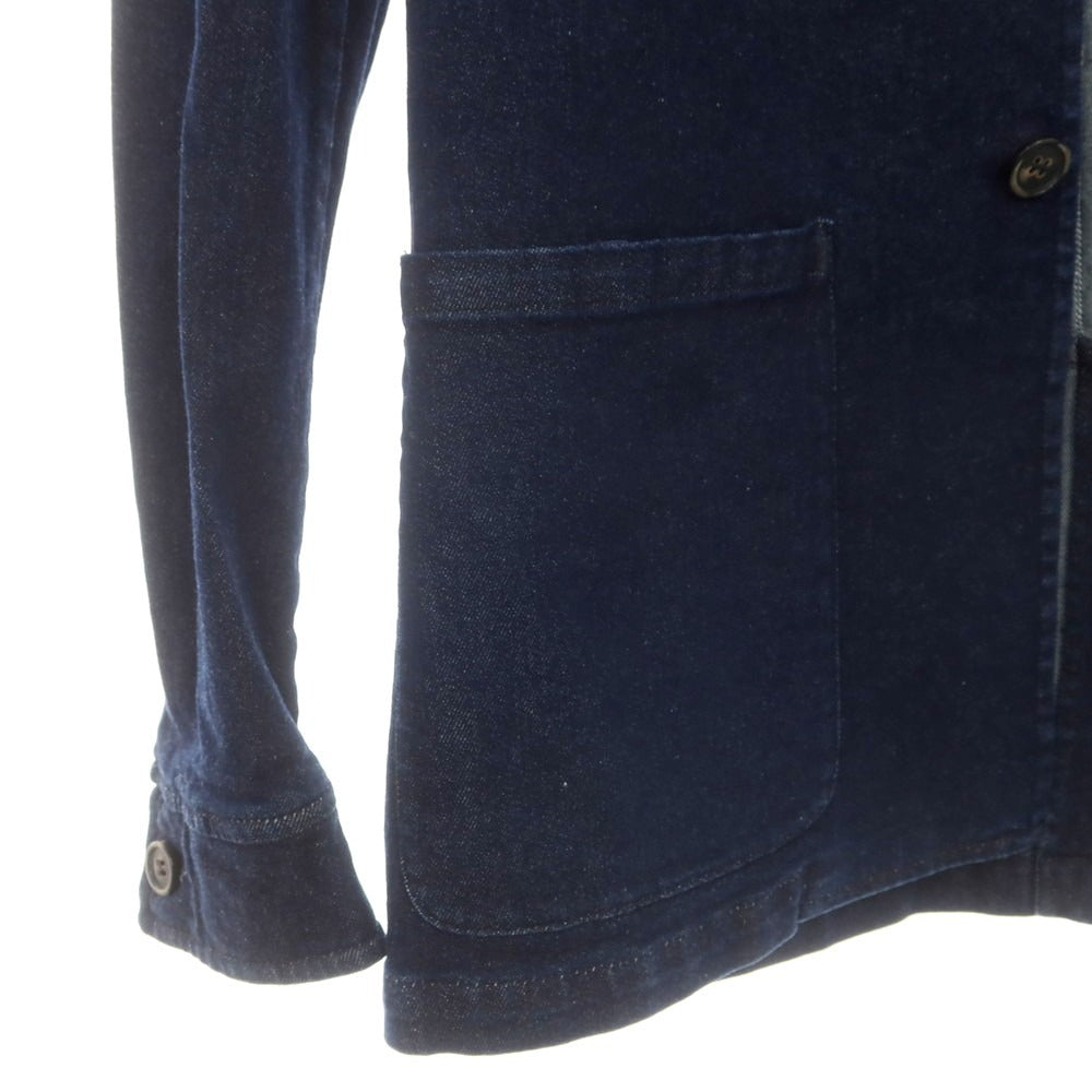 【新品】ジャンネット giannetto コットン デニム カバーオール ネイビー【 48 】【 状態ランクN 】【 メンズ 】