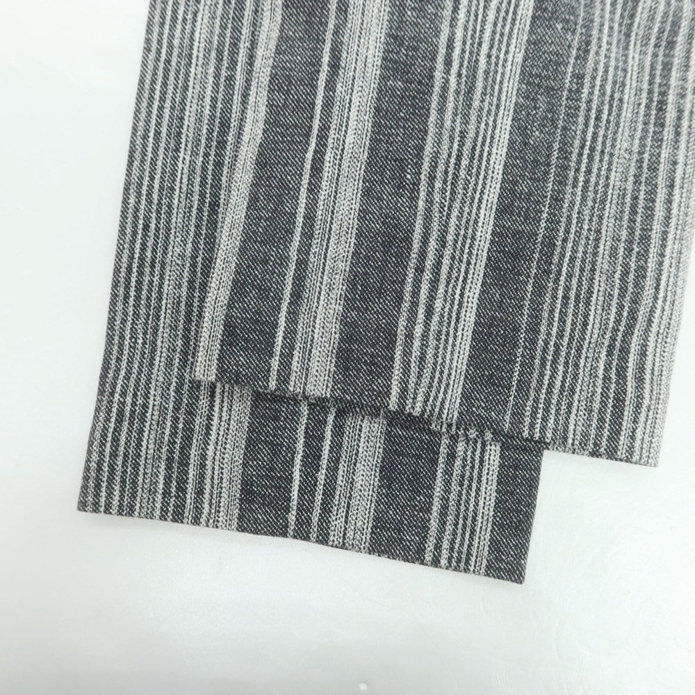 【新品】チルコロ1901 CIRCOLO 1901 ジャージーコットン カジュアルスラックスパンツ グレーxホワイト【 48 】【 状態ランクN 】【 メンズ 】