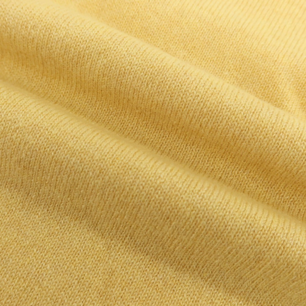 【新品】ブルネロクチネリ Brunello Cucinelli カシミヤ クルーネックニット ライトイエロー【 42 】【 状態ランクN 】【 メンズ 】