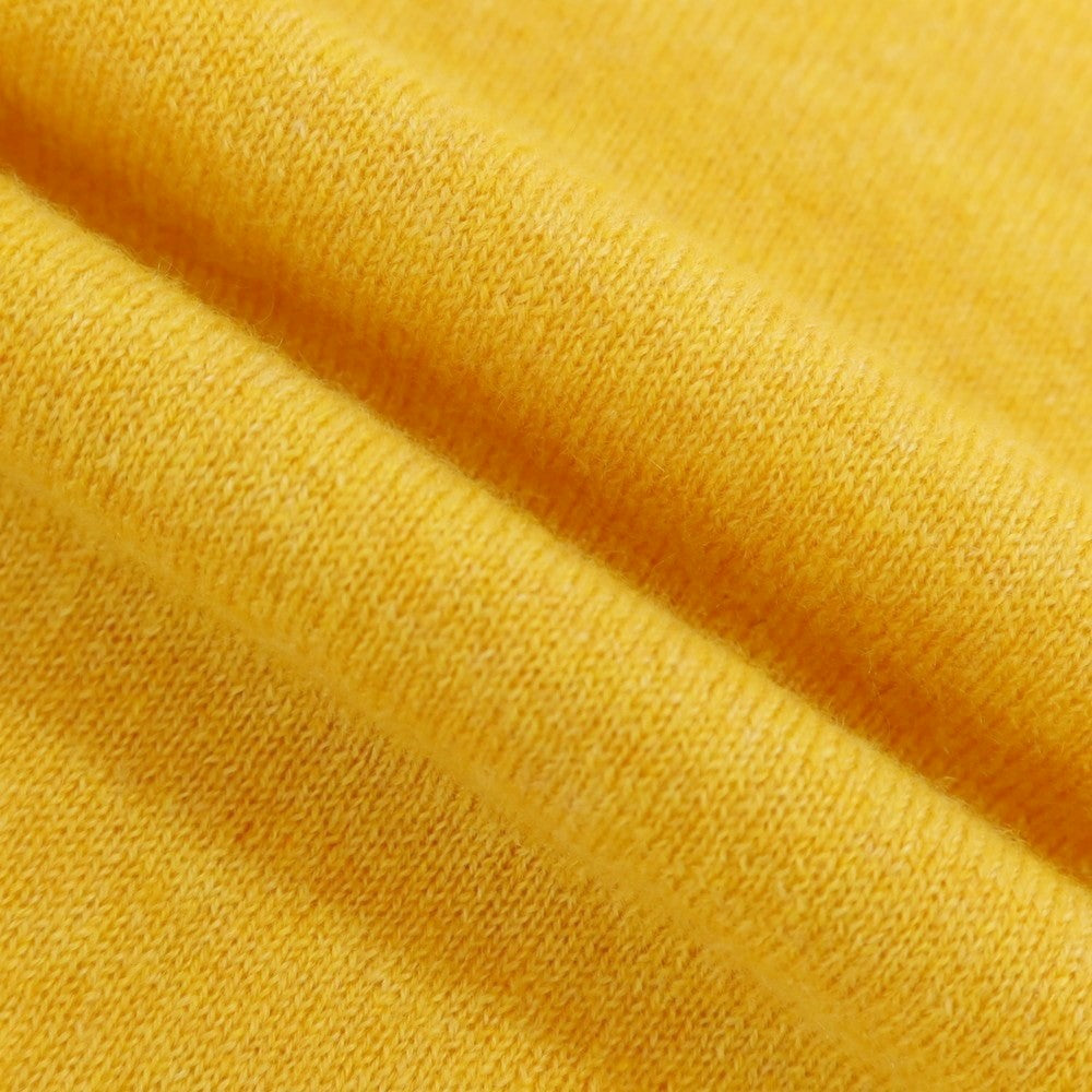 【新品】ブルネロクチネリ Brunello Cucinelli カシミヤ Vネックニット オレンジイエロー【 46 】【 状態ランクN 】【 メンズ 】