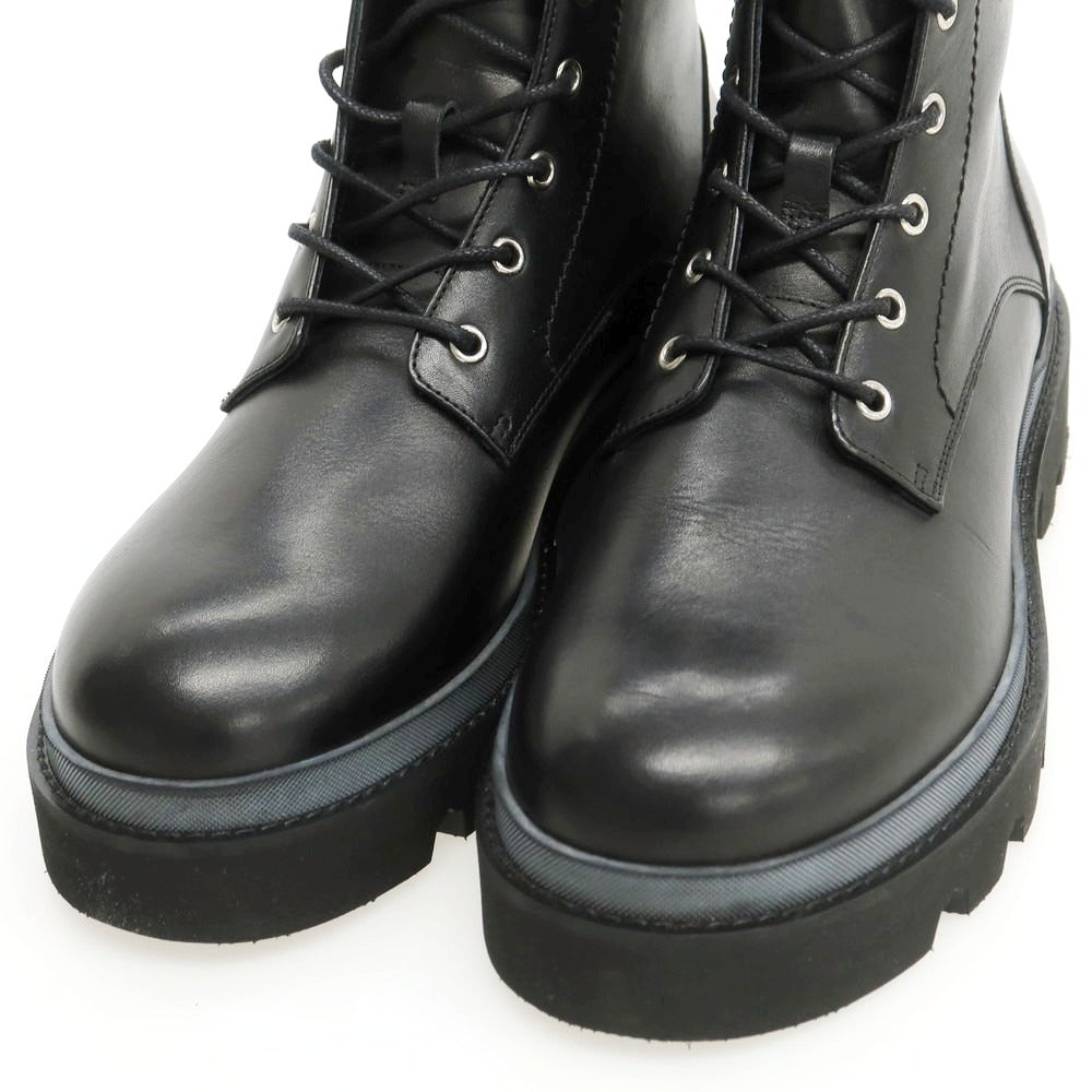 【新品】ディースクエアード DSQUARED2 レザー レースアップブーツ ブラック【 42 】【 状態ランクN 】【 メンズ 】