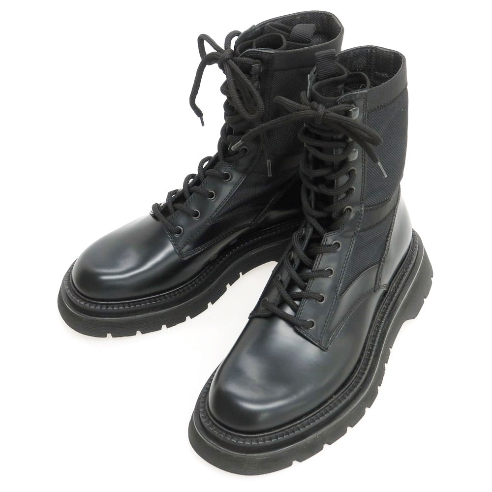 【新品】ディースクエアード DSQUARED2 レザー コンバットブーツ ブラック【 41 】【 状態ランクN 】【 メンズ 】