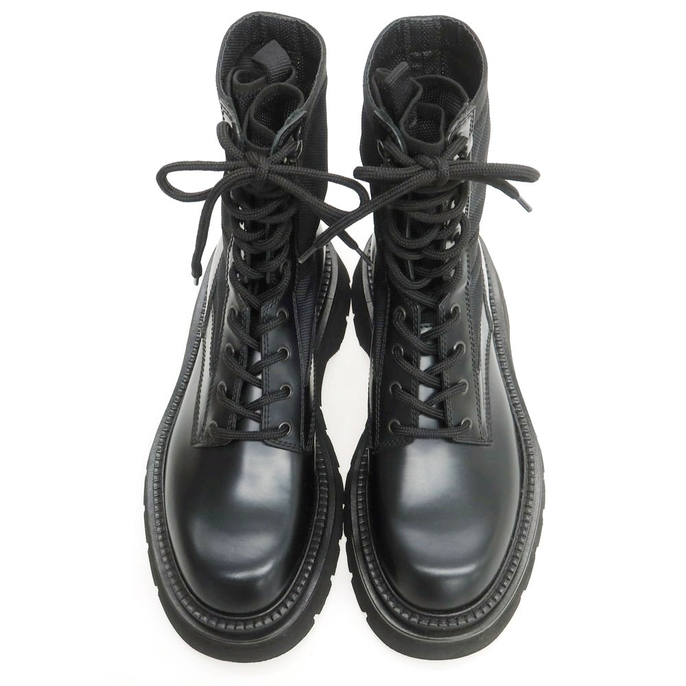 【新品】ディースクエアード DSQUARED2 レザー コンバットブーツ ブラック【 41 】【 状態ランクN 】【 メンズ 】