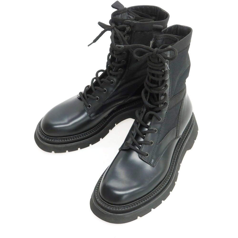 【新品】ディースクエアード DSQUARED2 レザー コンバットブーツ ブラック【 42 】【 状態ランクN 】【 メンズ 】