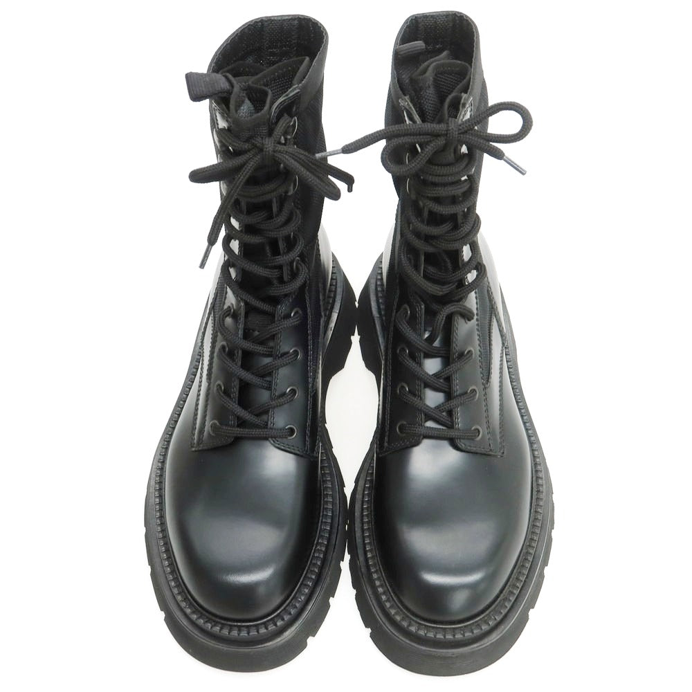 【新品】ディースクエアード DSQUARED2 レザー コンバットブーツ ブラック【 42 】【 状態ランクN 】【 メンズ 】