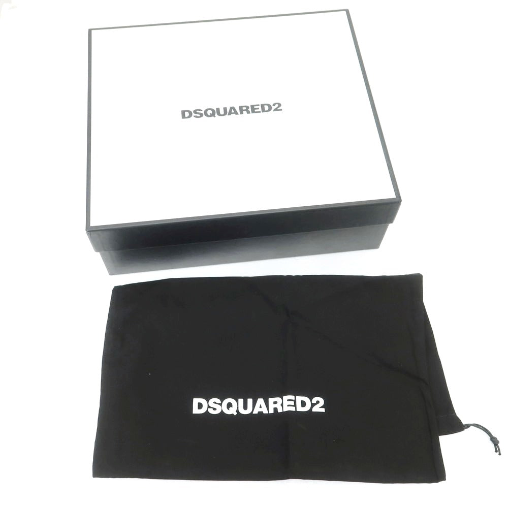 【新品】ディースクエアード DSQUARED2 レザー サイドジップブーツ メタリックブラウン【 40 】【 状態ランクN 】【 メンズ 】