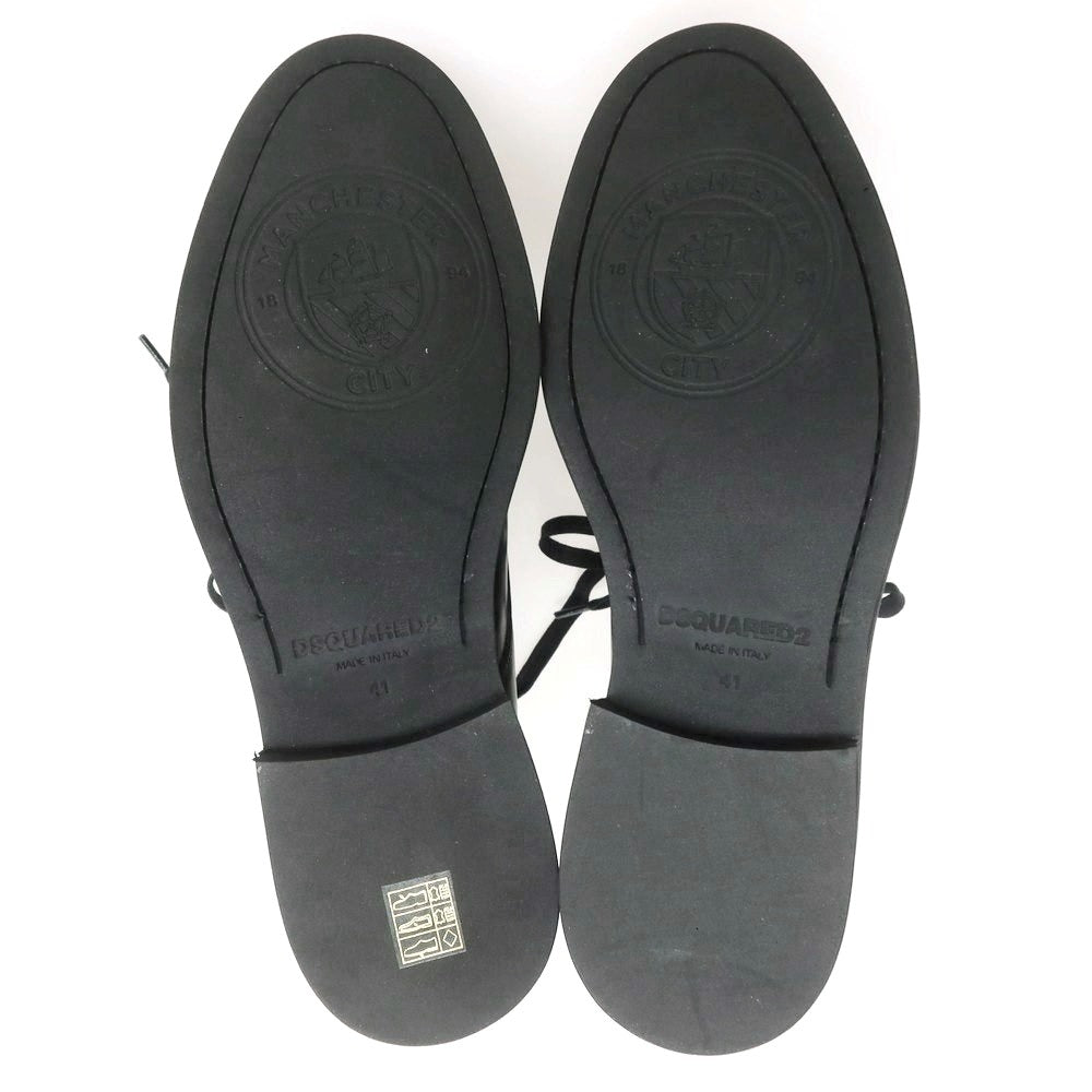 【新品】ディースクエアード DSQUARED2 アンクル ワークブーツ ブラック【 41 】【 状態ランクN 】【 メンズ 】