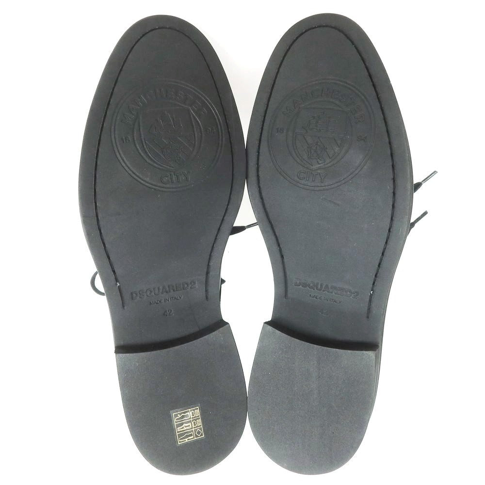 【新品】ディースクエアード DSQUARED2 アンクル ワークブーツ ブラック【 42 】【 状態ランクN 】【 メンズ 】