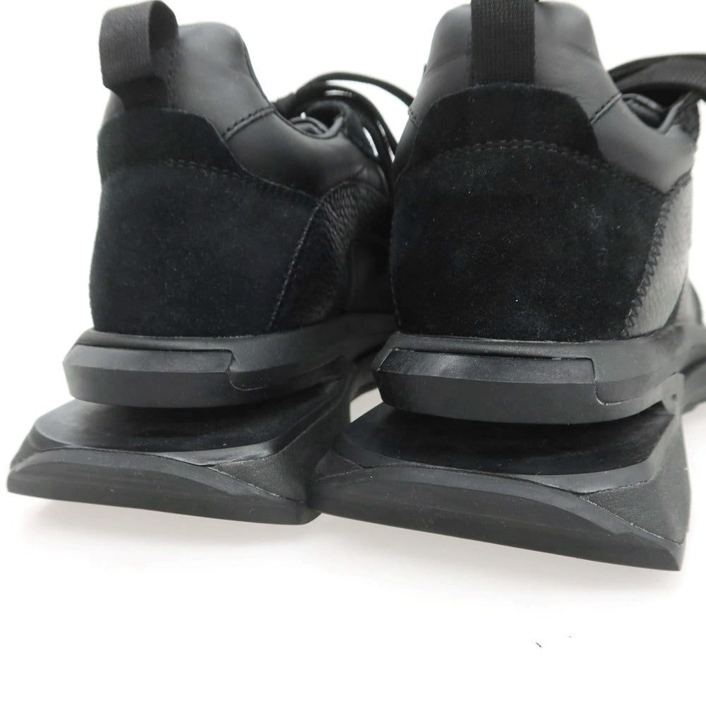 【新品】ディースクエアード DSQUARED2 Slash レザー スニーカー ブラック【 40 】【 状態ランクN 】【 メンズ 】