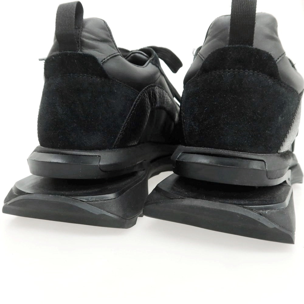 【新品】ディースクエアード DSQUARED2 Slash レザー スニーカー ブラック【 43 】【 状態ランクN 】【 メンズ 】