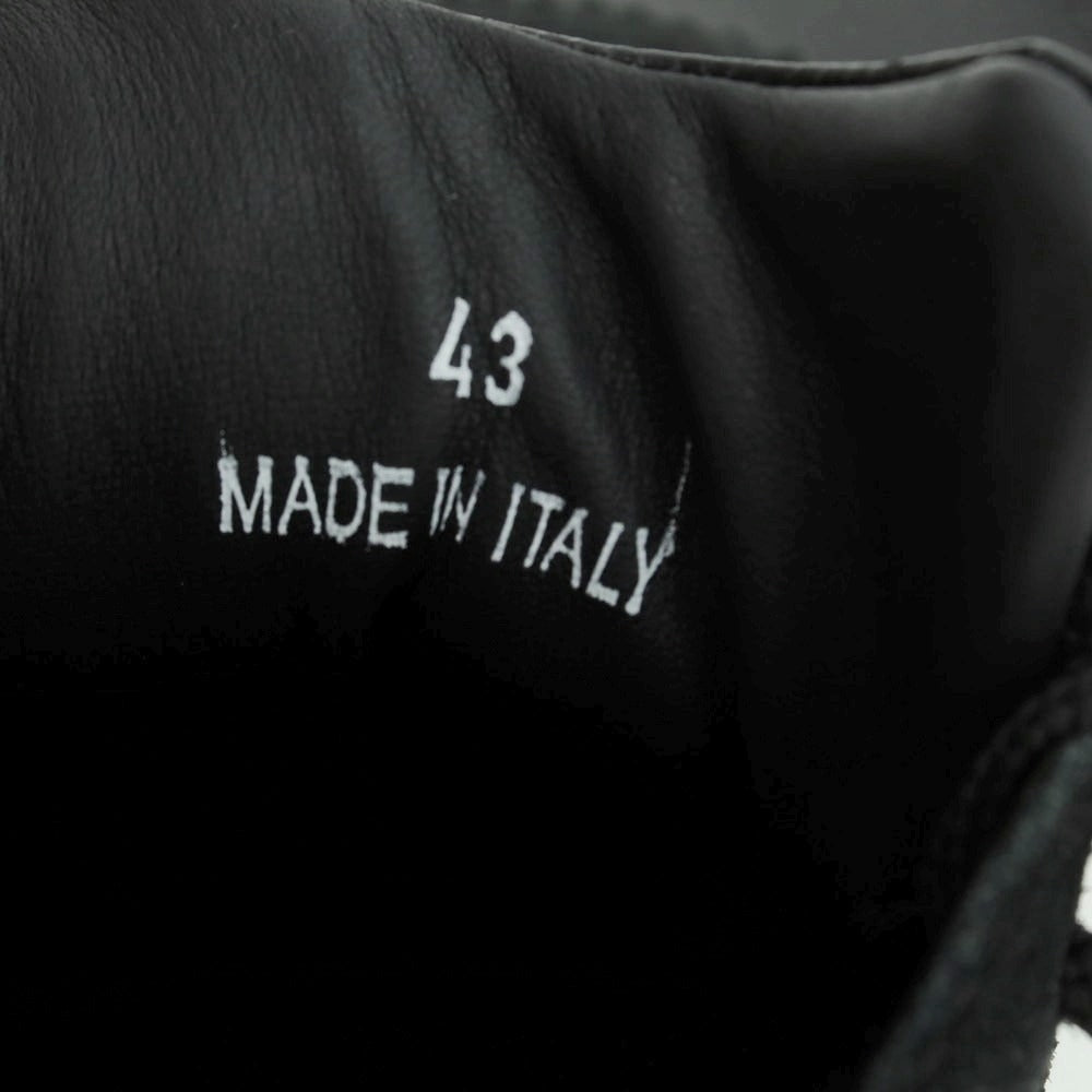 【新品】ディースクエアード DSQUARED2 Slash レザー スニーカー ブラック【 43 】【 状態ランクN 】【 メンズ 】