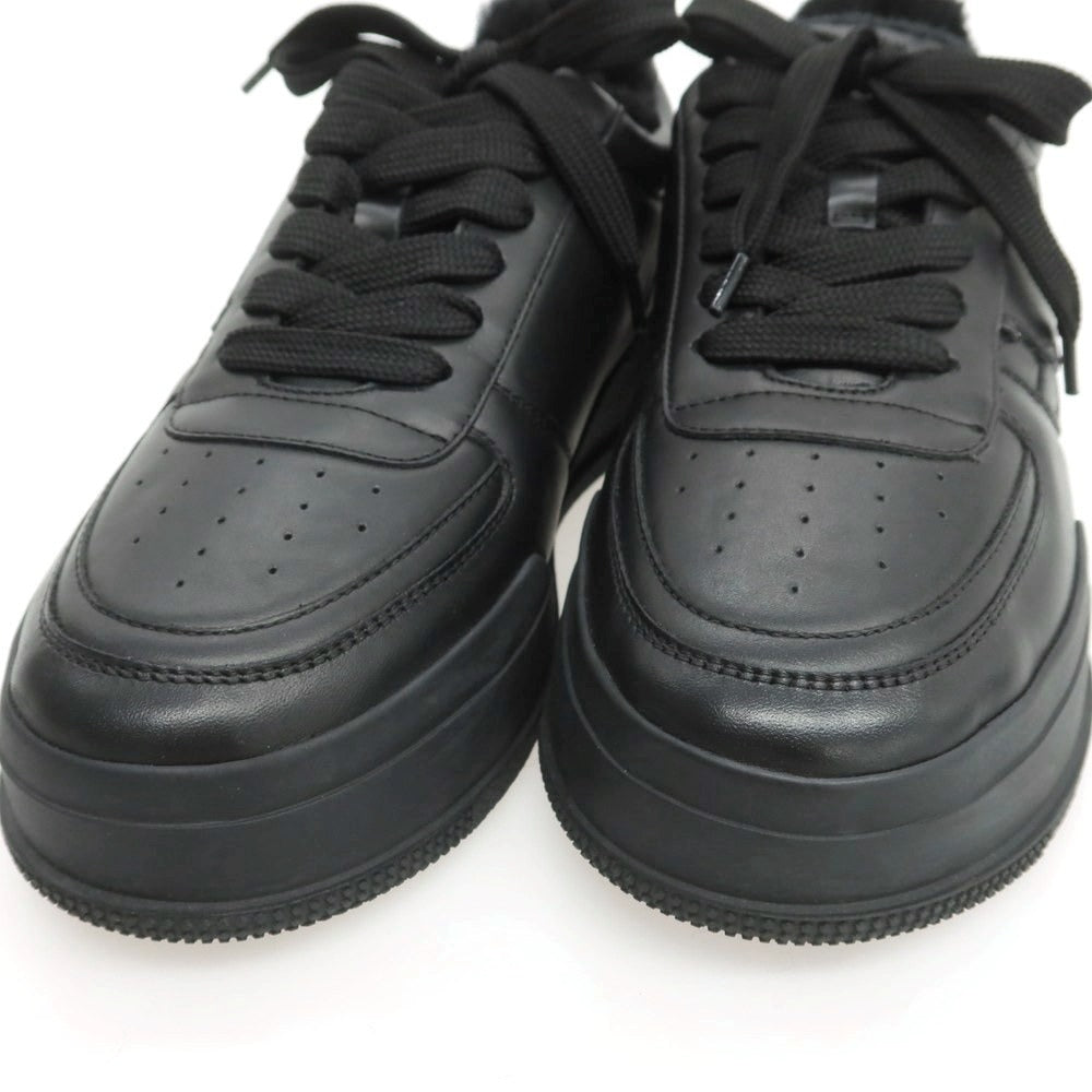 【新品】ディースクエアード DSQUARED2 Canadian ボア レザー スニーカー ブラック【 42 】【 状態ランクN 】【 メンズ 】