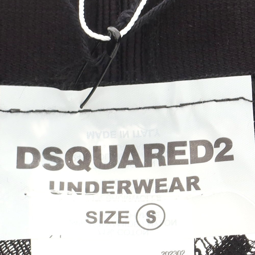 【新品アウトレット】ディースクエアード DSQUARED2 総レース トランクス 下着 ブラック【 S 】【 状態ランクN- 】【 メンズ 】