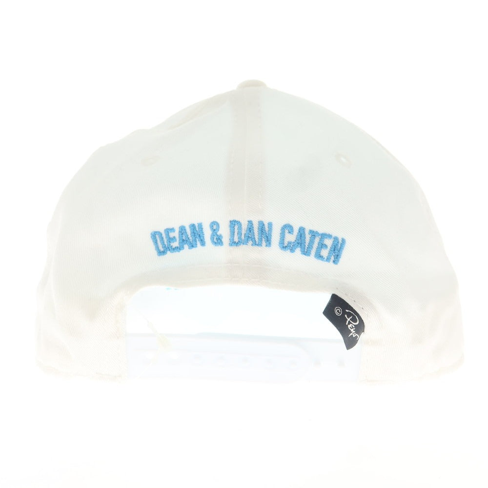 【新品アウトレット】ディースクエアード DSQUARED2 × SMURFS コットン ベースボールキャップ ホワイト【 UNI 】【 状態ランクN- 】【 メンズ 】