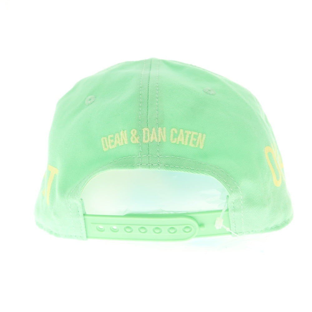 【新品アウトレット】ディースクエアード DSQUARED2 コットン ベースボールキャップ ミントグリーン【 UNI 】【 状態ランクN- 】【 メンズ 】