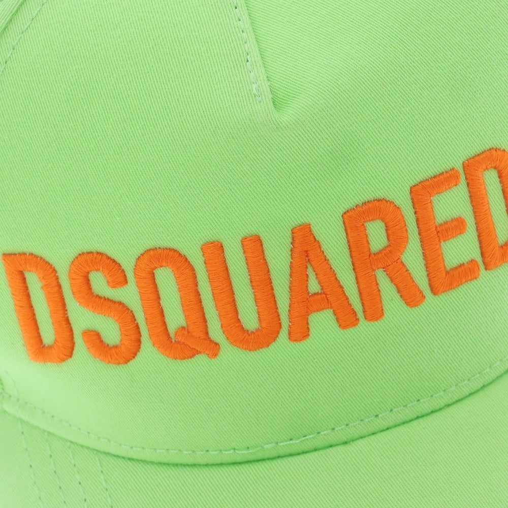 【新品アウトレット】ディースクエアード DSQUARED2 コットン ベースボールキャップ ライトグリーン【 UNI 】【 状態ランクN- 】【 メンズ 】