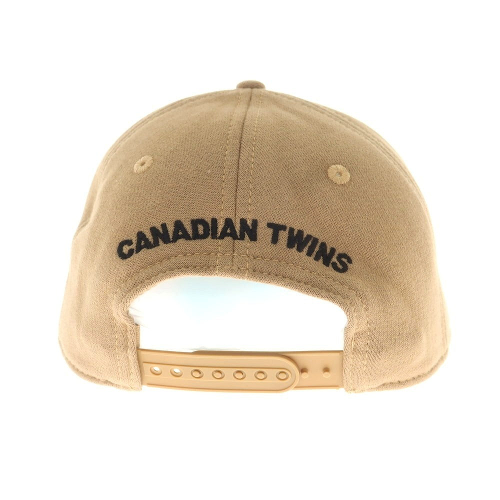 【新品】ディースクエアード DSQUARED2 コットン スウェット ベースボールキャップ ベージュ【 UNI 】【 状態ランクN 】【 メンズ 】