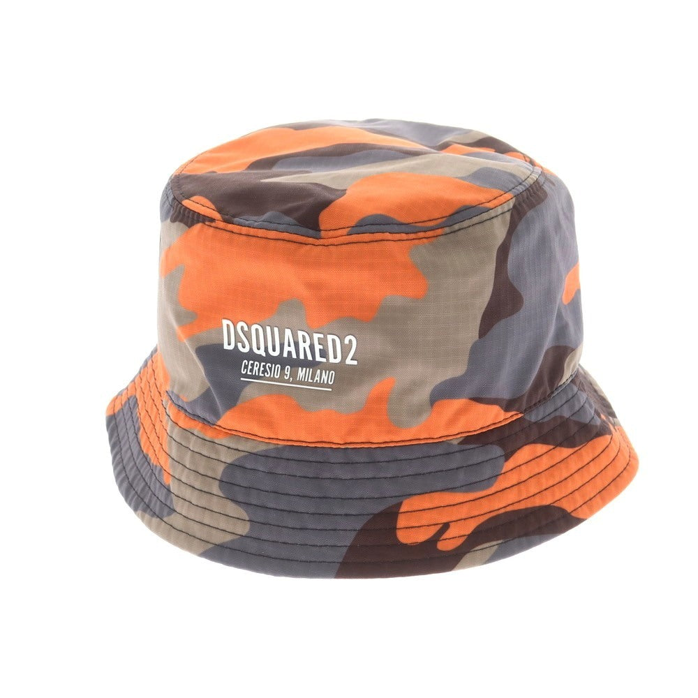 新品】ディースクエアード DSQUARED2 ナイロン カモフラ バケット
